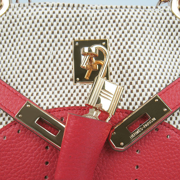 Fake Hermes New Arrival Double-duty handbag Red 60668 - Click Image to Close